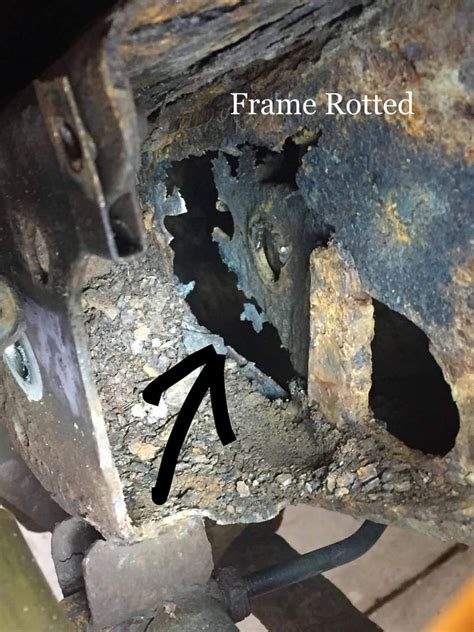 Upper Trailing Arm mount rot on frame 